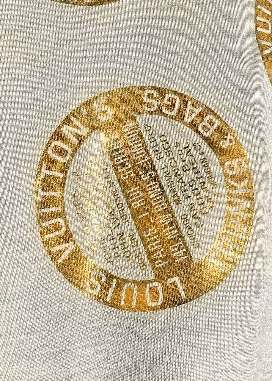 Louis Vuitton Louis Vuitton 2020 Trunks & Bags Metallic Print Silk Sweat Size S / US 4 / IT 40 - 4 Thumbnail