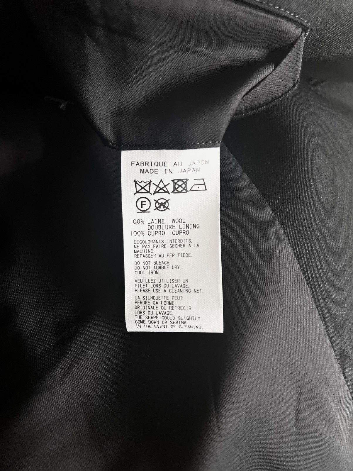 Yohji Yamamoto Pour Homme - Left Front Double Flap JKT
