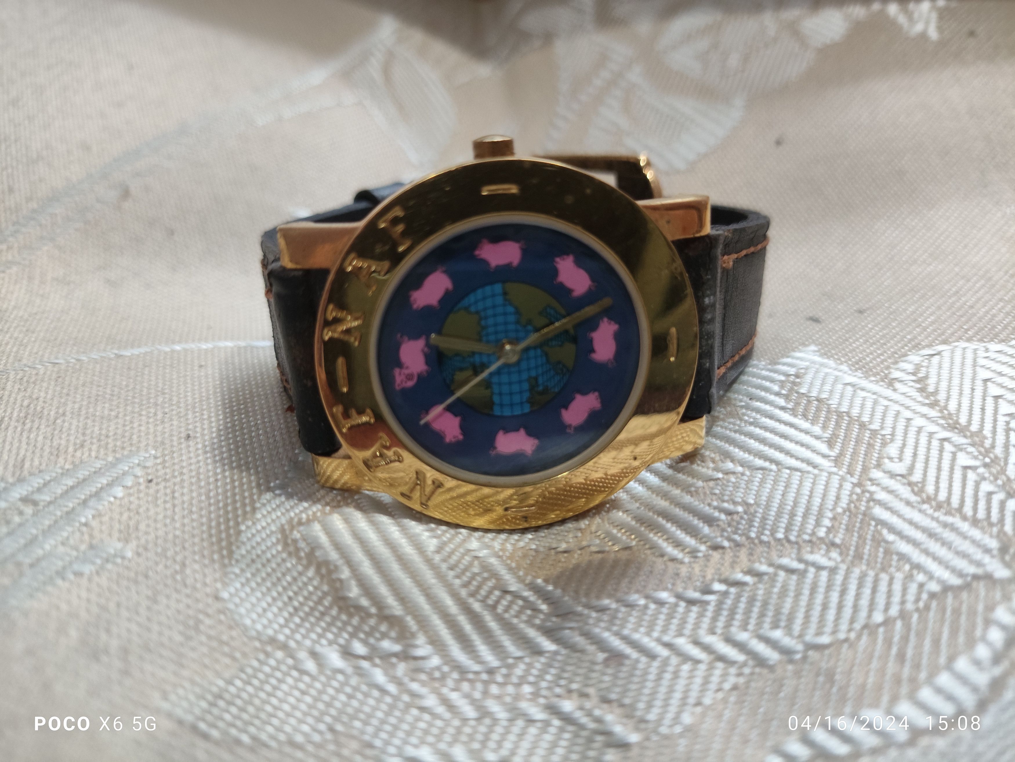 image of Vintage Retro Naf Naf Watch Japan (Nateyy Babi), Men's