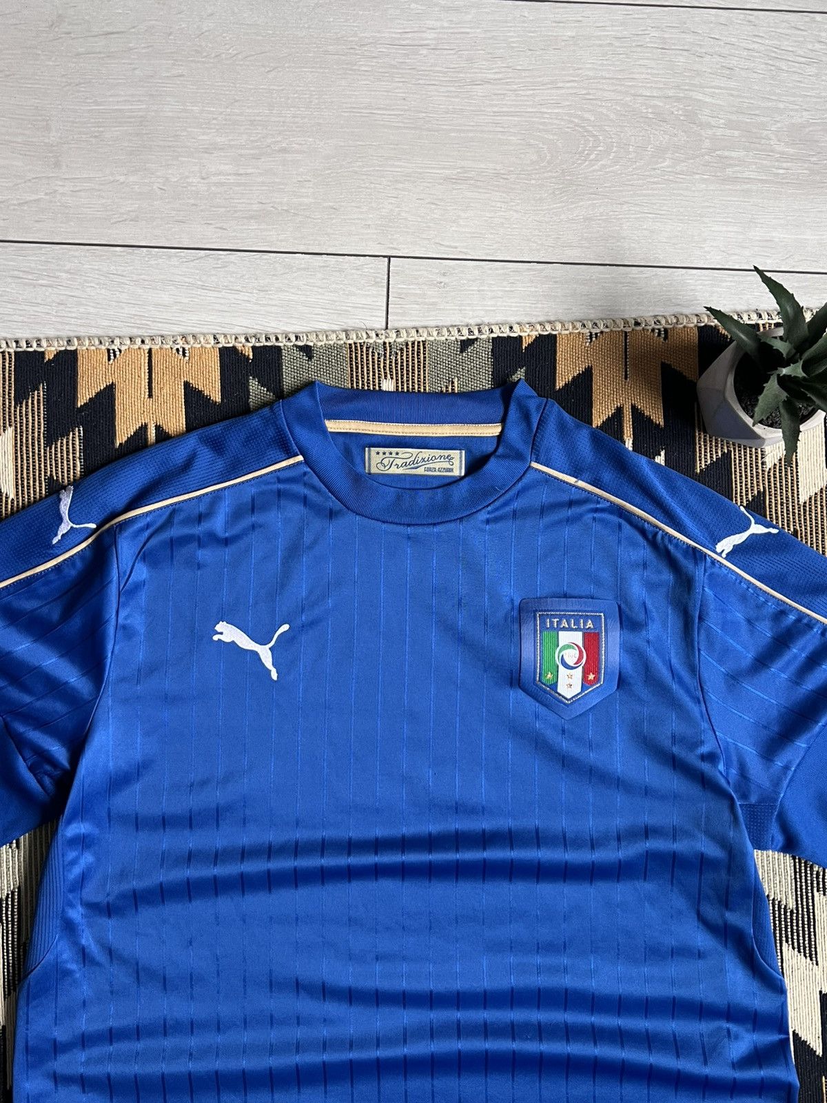 Puma × Vintage Puma Italy National Team 2016-2017 Soccer Jersey Size US XL / EU 56 / 4 - 4 Thumbnail