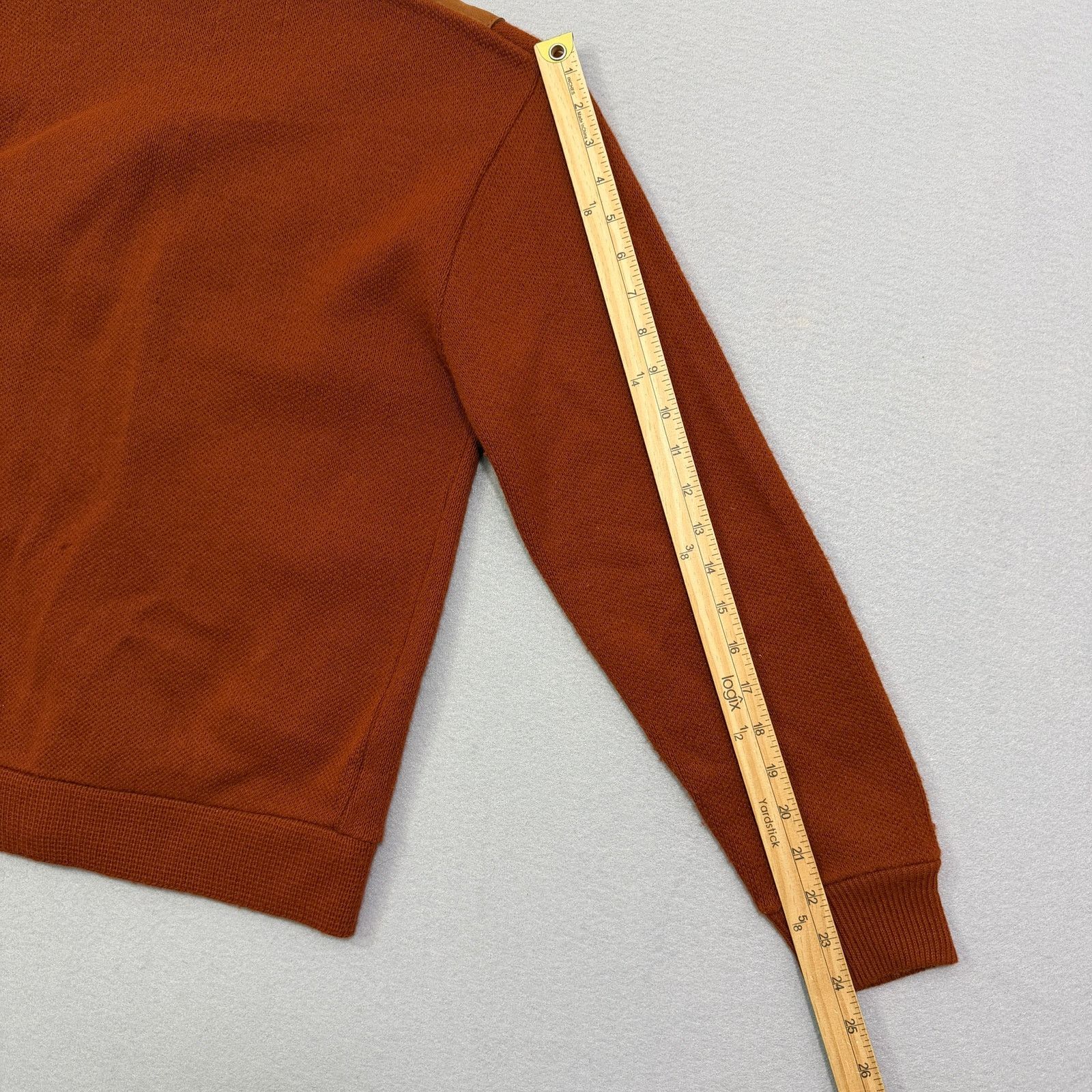 Vintage Vintage Sportswear Cardigan Sweater Men's Small Orange 60s Size US S / EU 44-46 / 1 - 9 Thumbnail