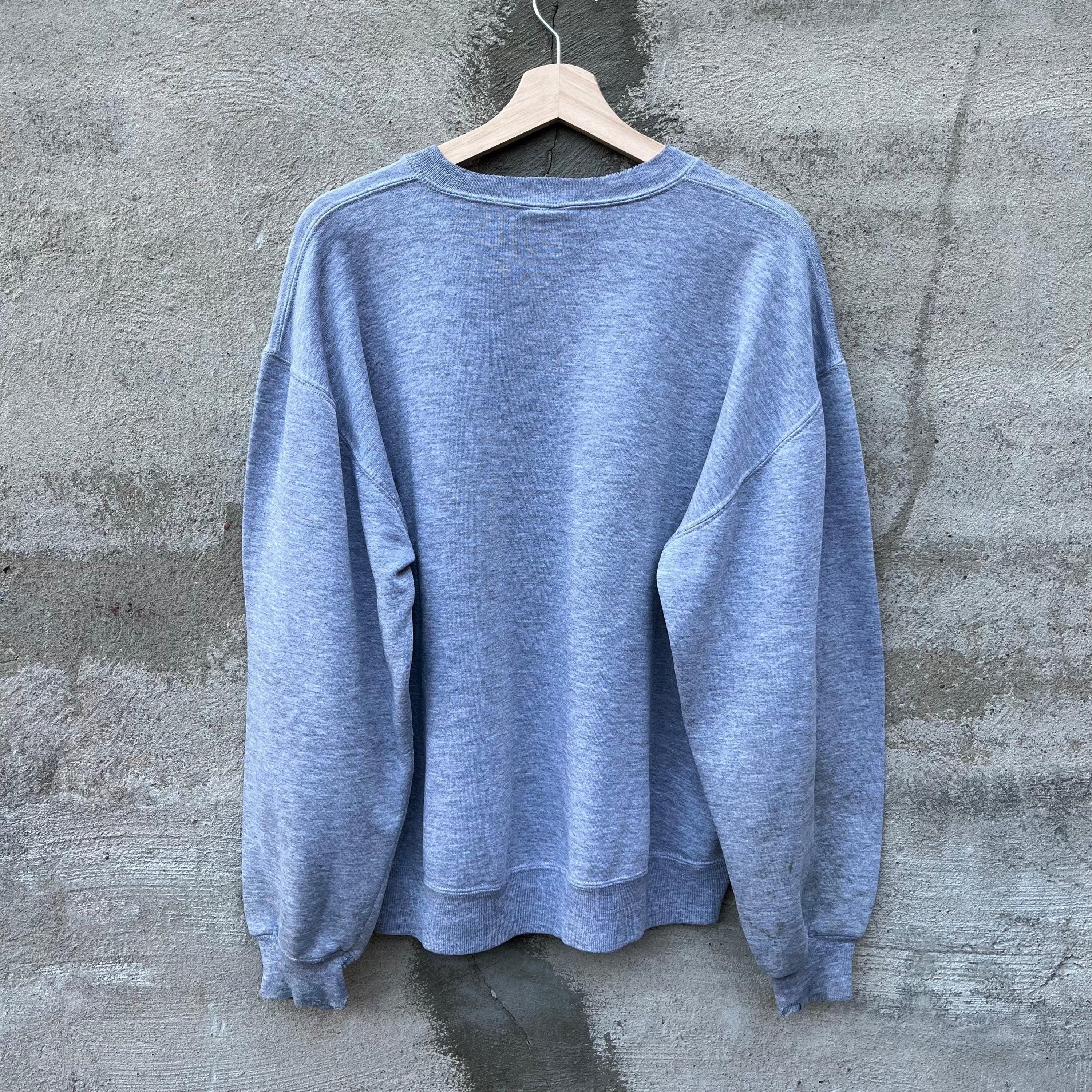 Russell Athletic × Vintage 90's Vintage Russell Athletic Faded Grey Crewneck Size US L / EU 52-54 / 3 - 6 Thumbnail