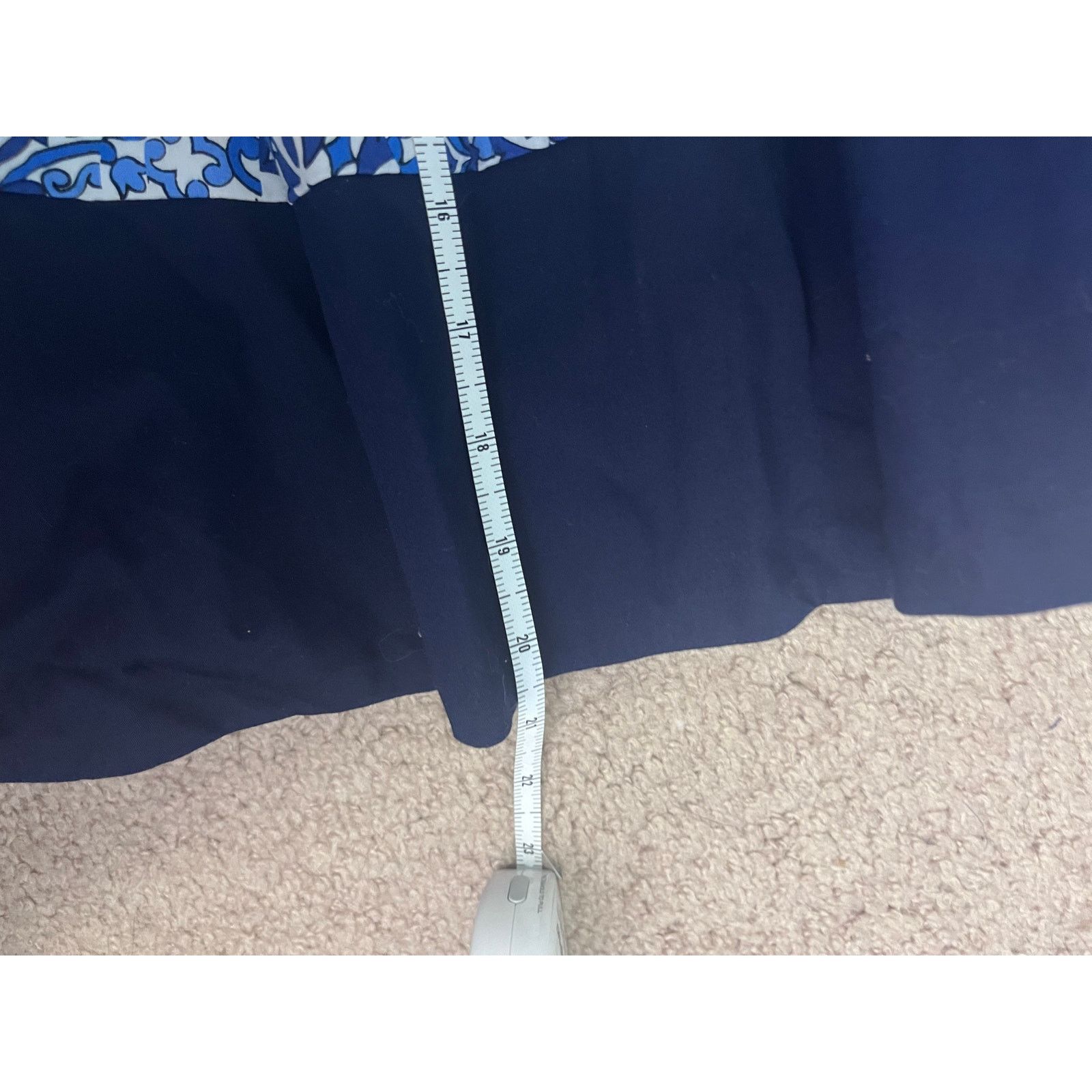 MILLY Women's Blue Milly Skirt L Size 29" - 5 Thumbnail