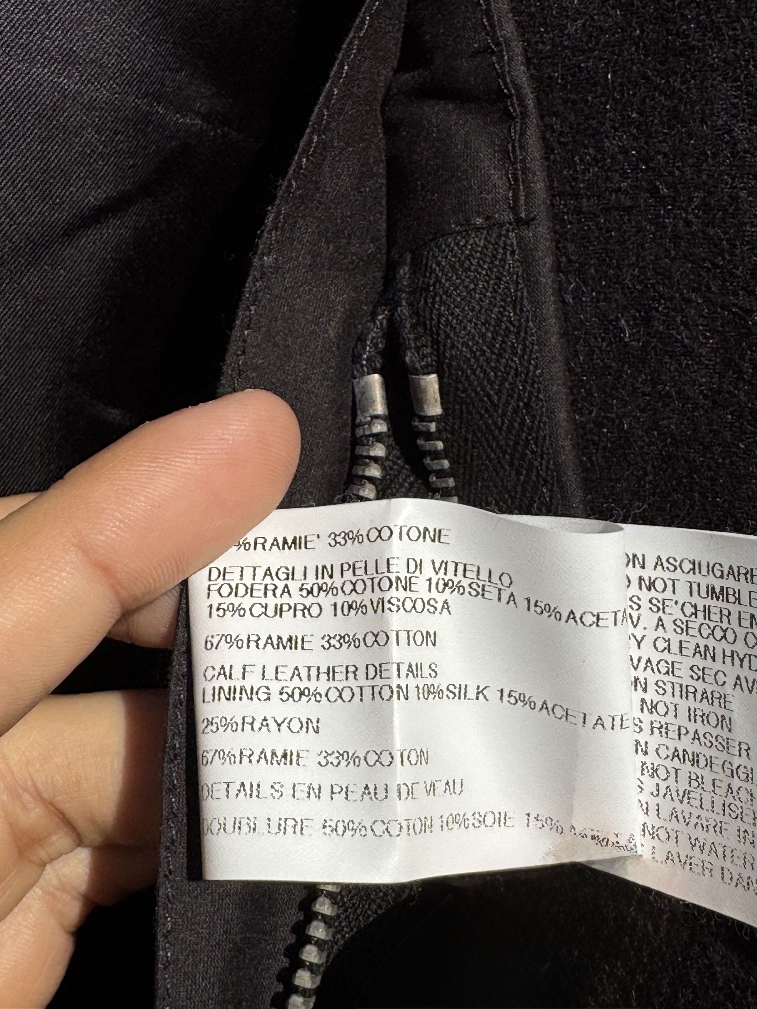 Rick Owens Rick Owens Long Black Ramie Winter Coat Size US L / EU 52-54 / 3 - 19 Thumbnail