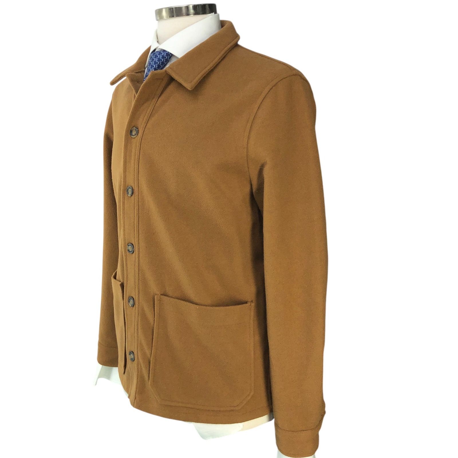 Magaschoni Magaschoni Size S Shirt Jacket Shacket Patch Pocket Camel Size US S / EU 44-46 / 1 - 6 Thumbnail
