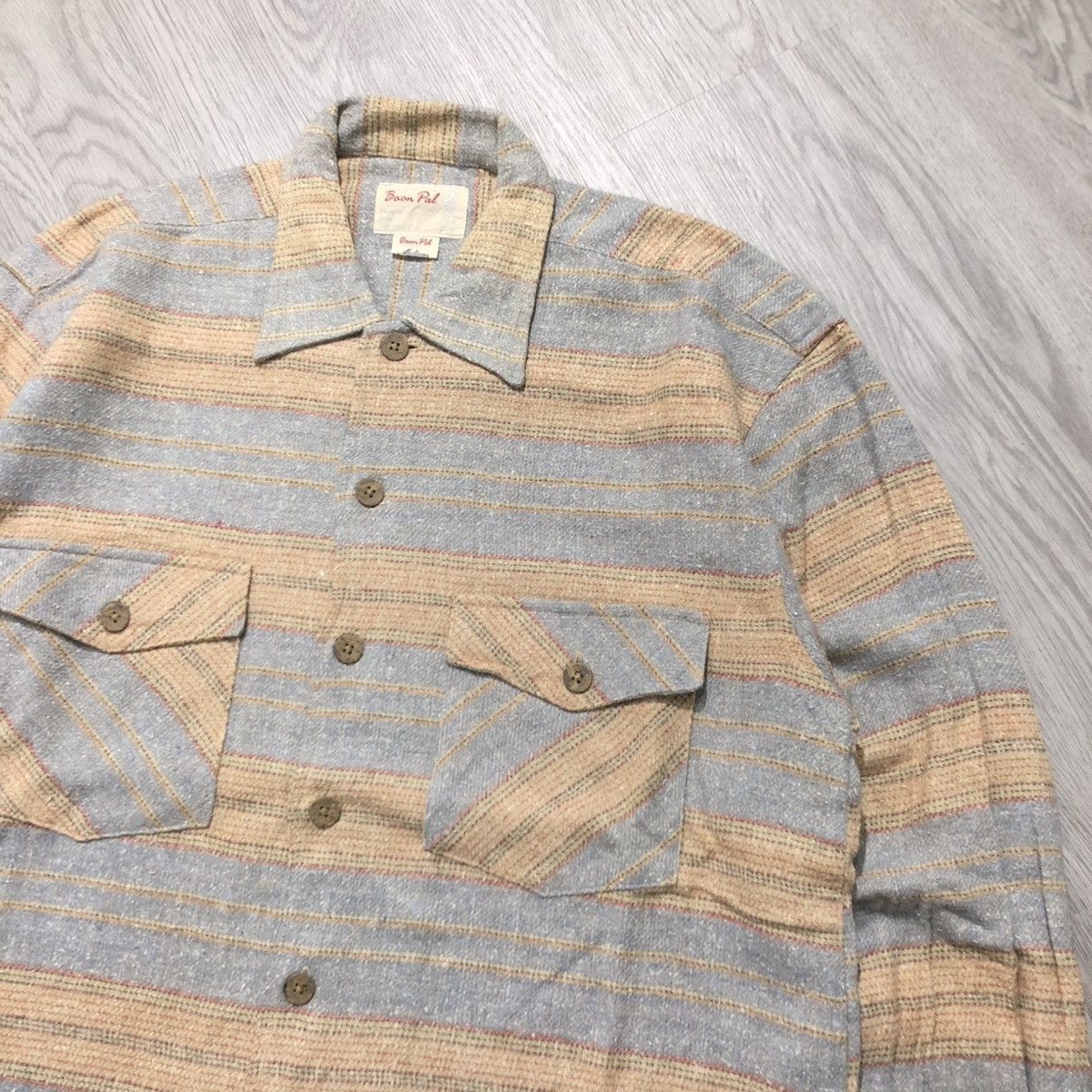 Sugar Cane 2000s Boon Pal Double Pocket Japanese Shirt Kapital Style Size US XL / EU 56 / 4 - 2 Thumbnail