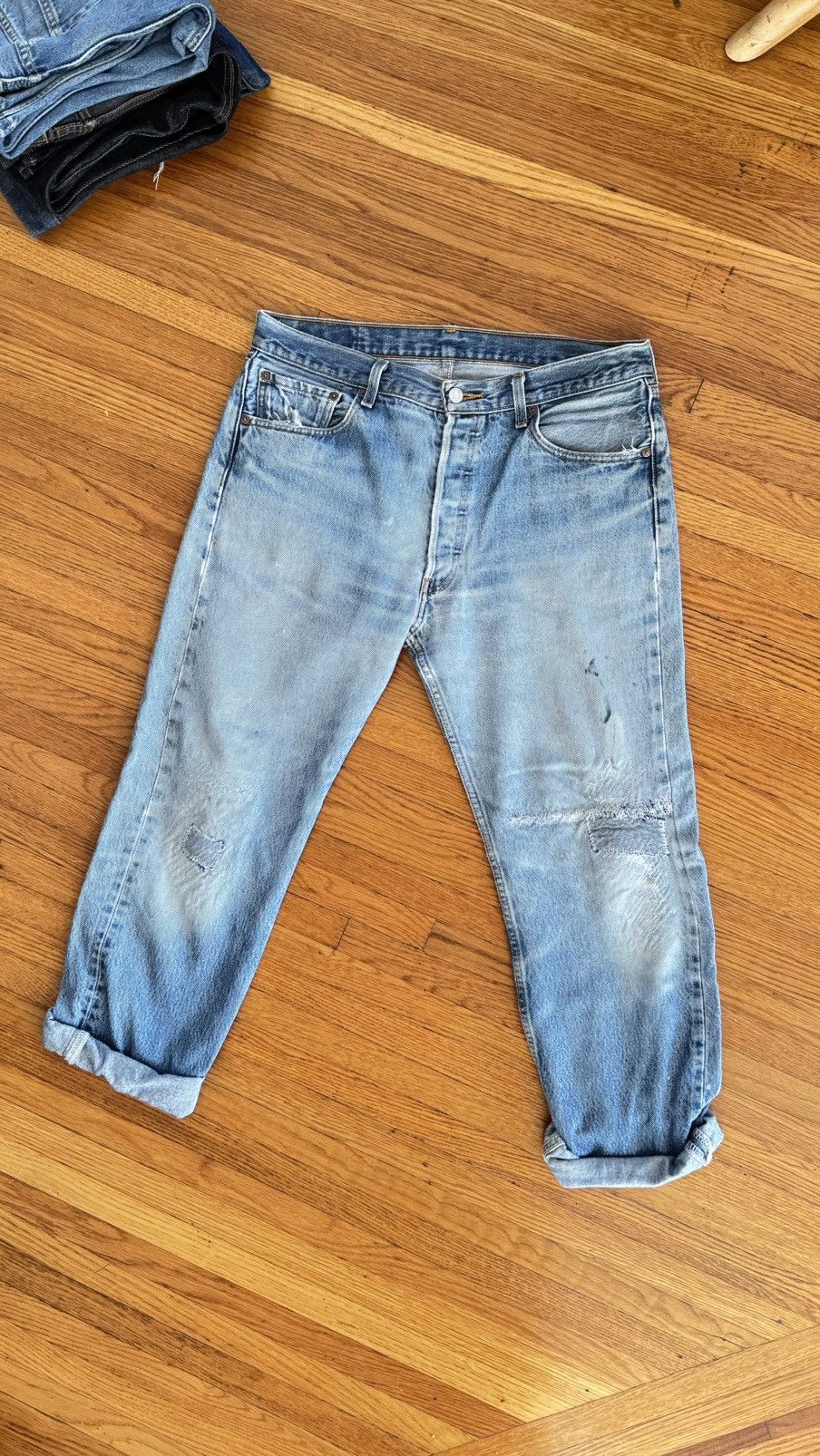 Levi's Vintage Clothing Levi’s Vintage 501 - Beautifully Worn-In Size US 34 / EU 50 - 1 Thumbnail