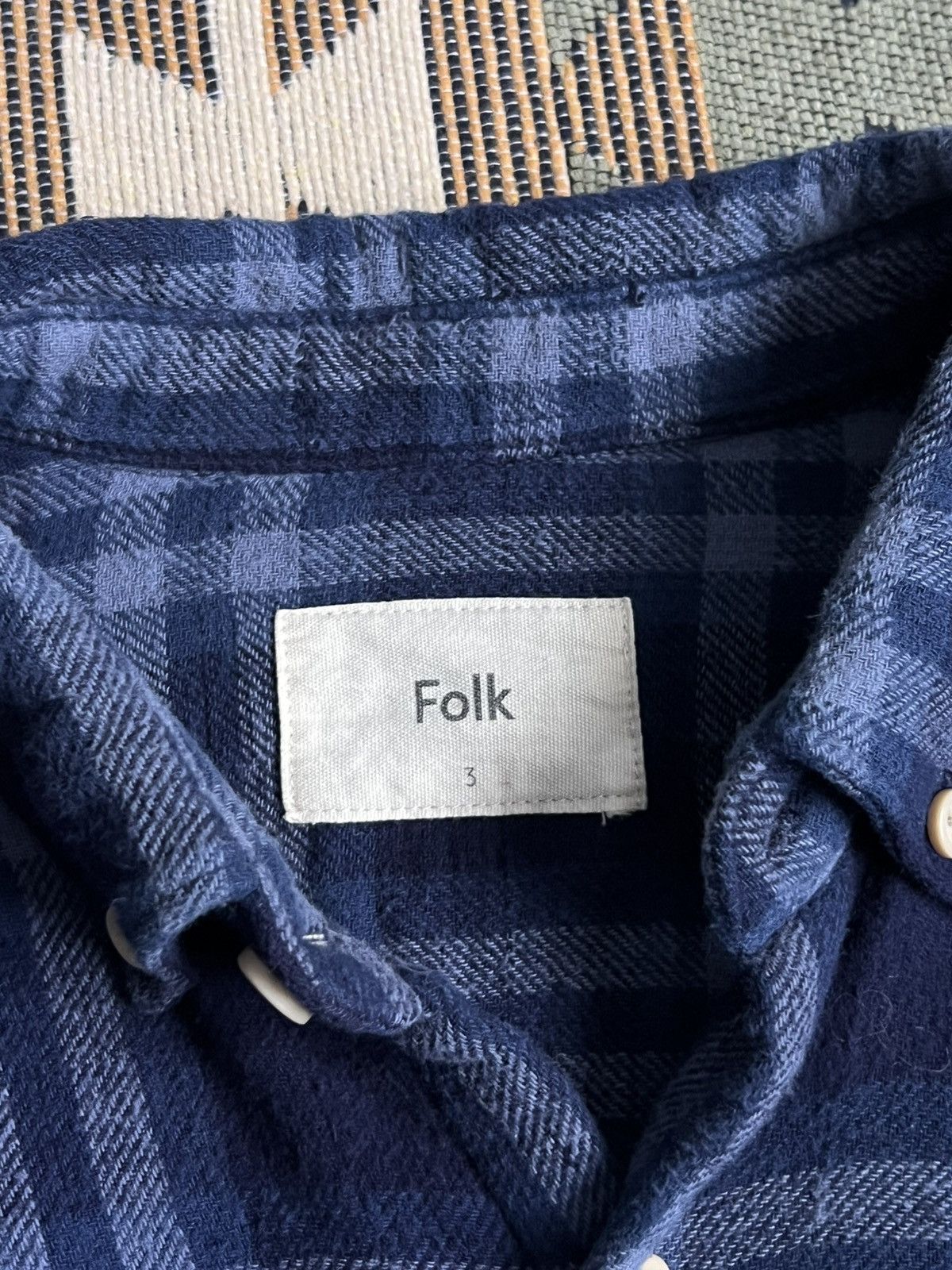 Folk Folk Flannel Shirt Size US M / EU 48-50 / 2 - 6 Thumbnail