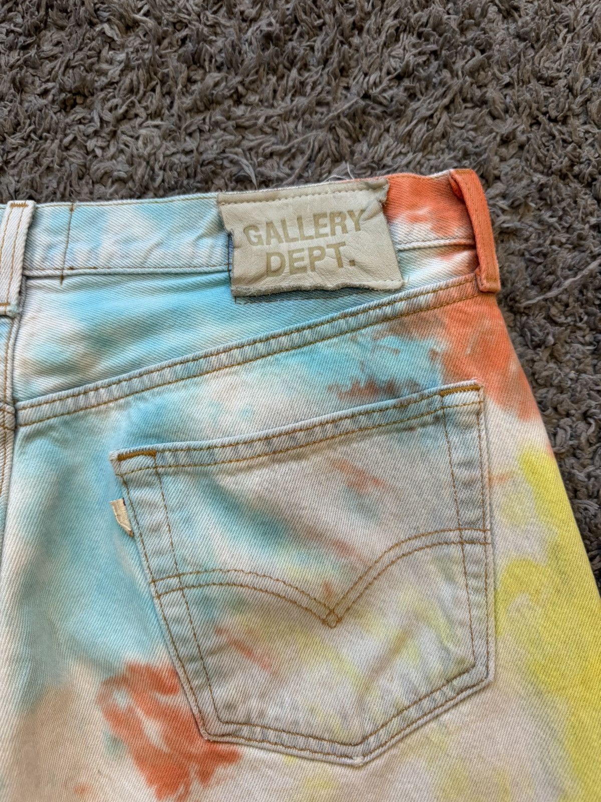Gallery Dept. Gallery Dept Marley Denim Tye Dye Levi Jeans Size 32 Size US 32 / EU 48 - 7 Thumbnail