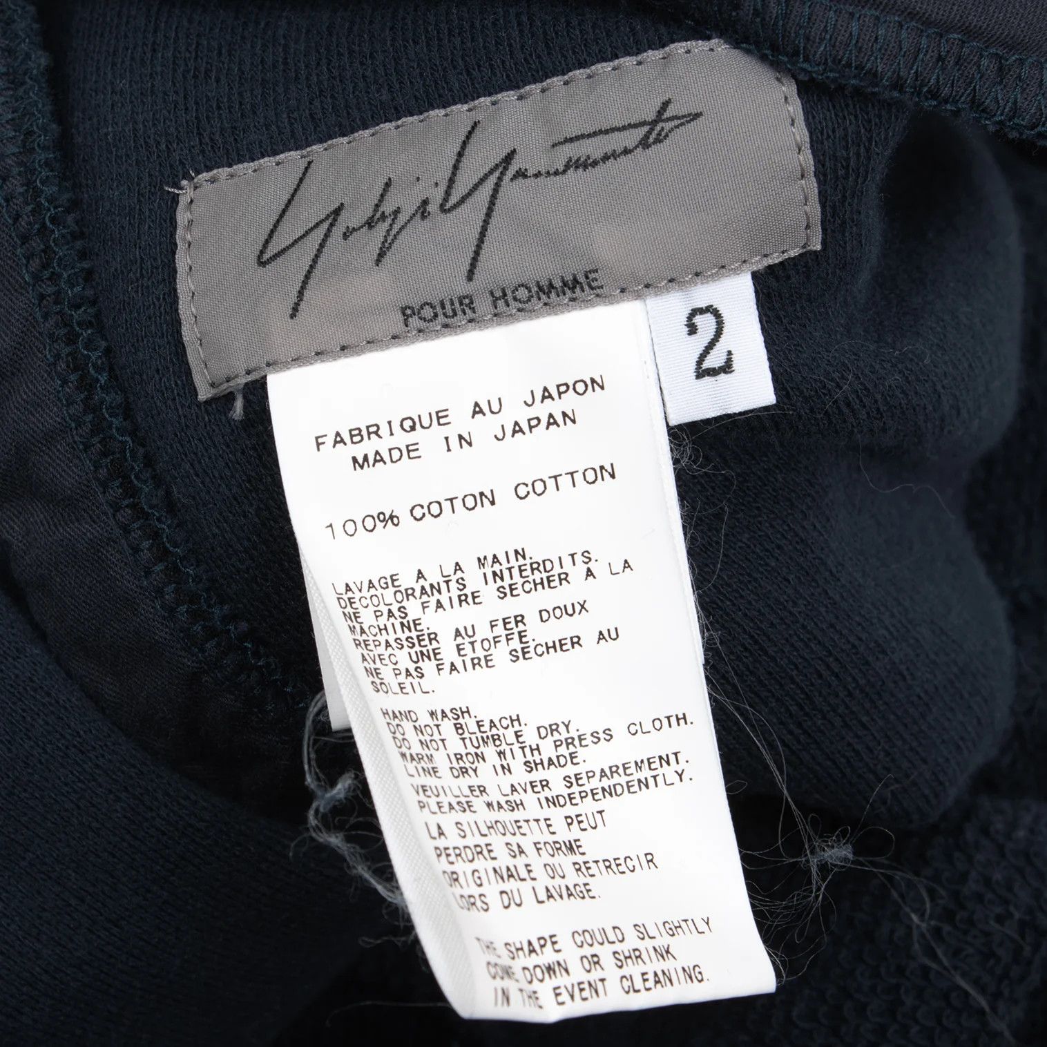 Yohji Yamamoto Yohji Yamamoto Cotton Logo Embroidery Pants Size US 32 / EU 48 - 17 Thumbnail