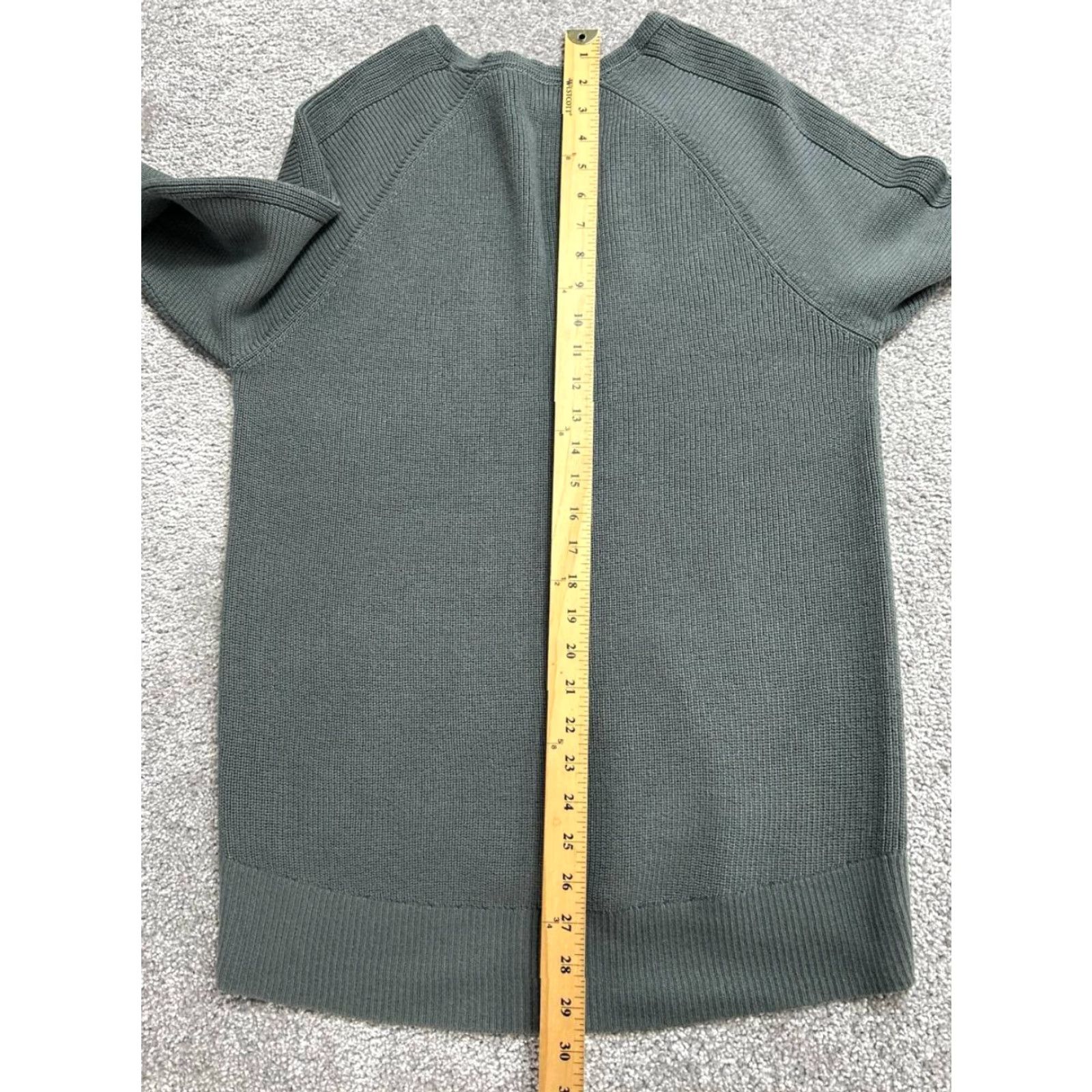 Athleta Athleta Sweater Shirt Womens S Gray Merino Knit V-Neck Pullover Knitwear Lightweight Casual Winter Fall Spring Size S / US 4 / IT 40 - 5 Thumbnail