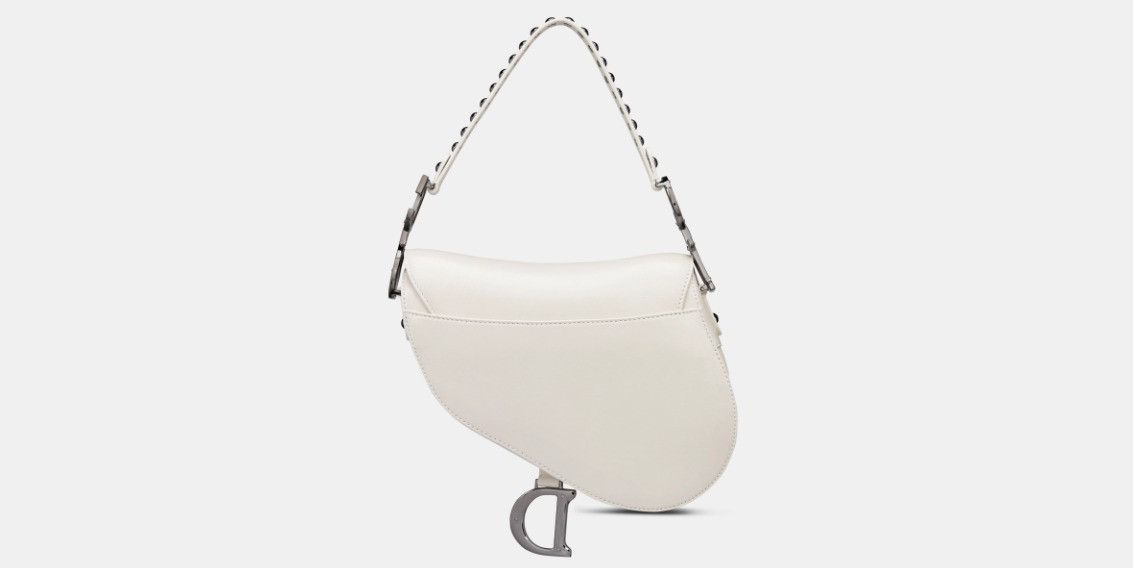 Dior o1w1db10125 Size: OS / Saddle Bag with Strap in White Size ONE SIZE - 5 Thumbnail