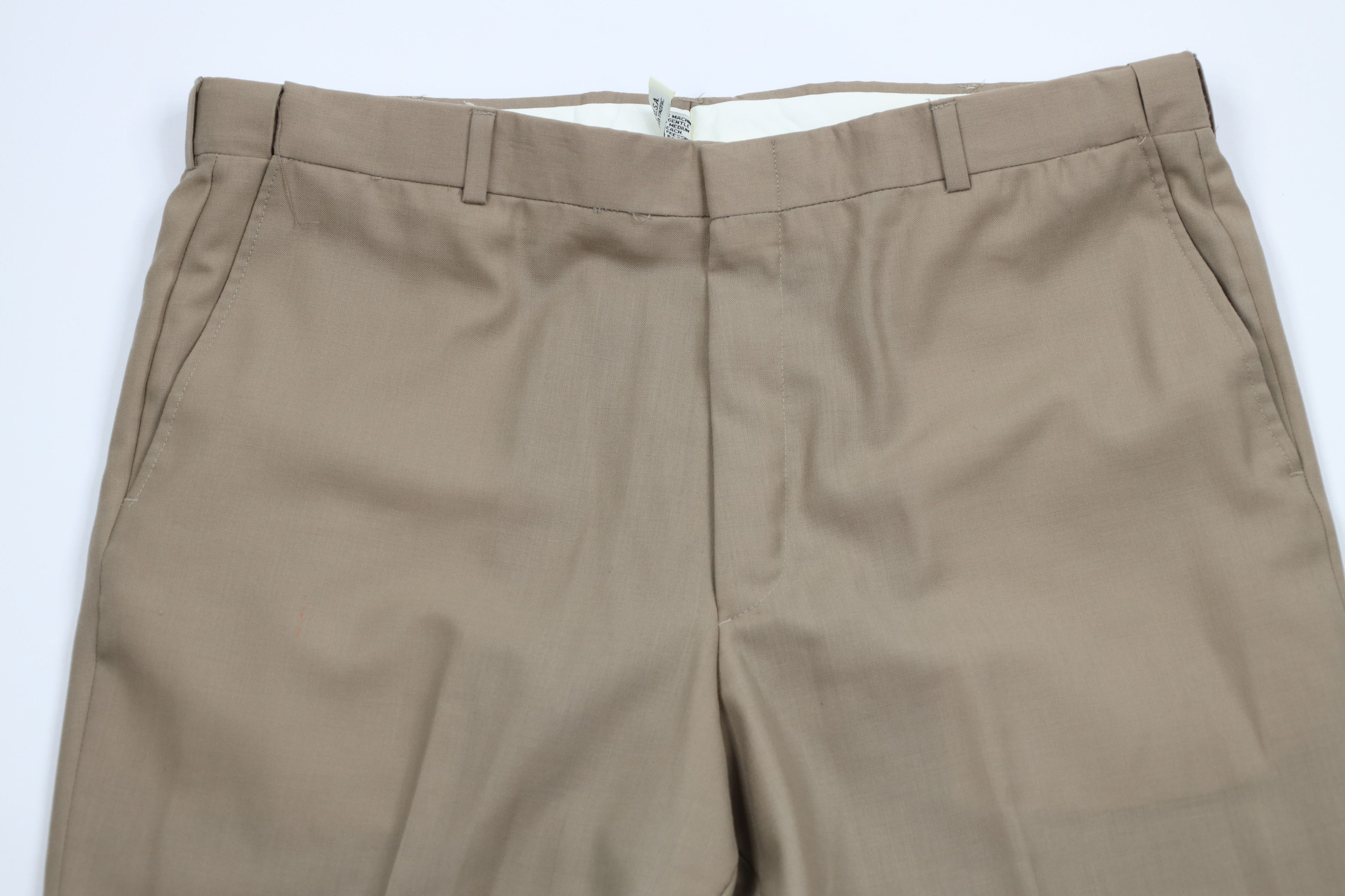 Vintage Vintage 90s Streetwear Wide Leg Chino Pants Beige USA Size US 38 / EU 54 - 2 Thumbnail