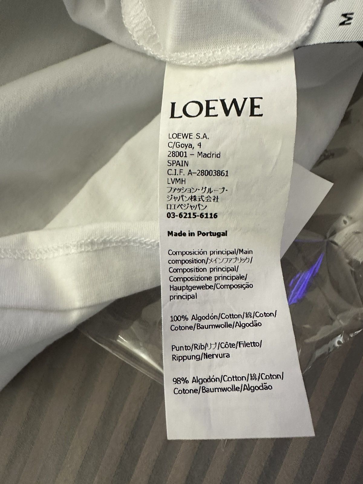 Loewe Loewe anagram logo t-shirt Size US M / EU 48-50 / 2 - 5 Thumbnail