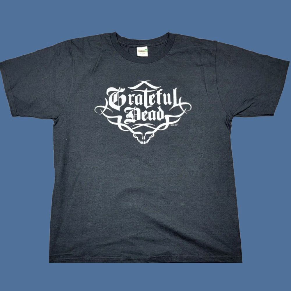 Logo 7 Grateful Dead Shirt Adult Large Black w/ Silver Logo and Skull Vintage 2003 Size US L / EU 52-54 / 3 - 1 Thumbnail