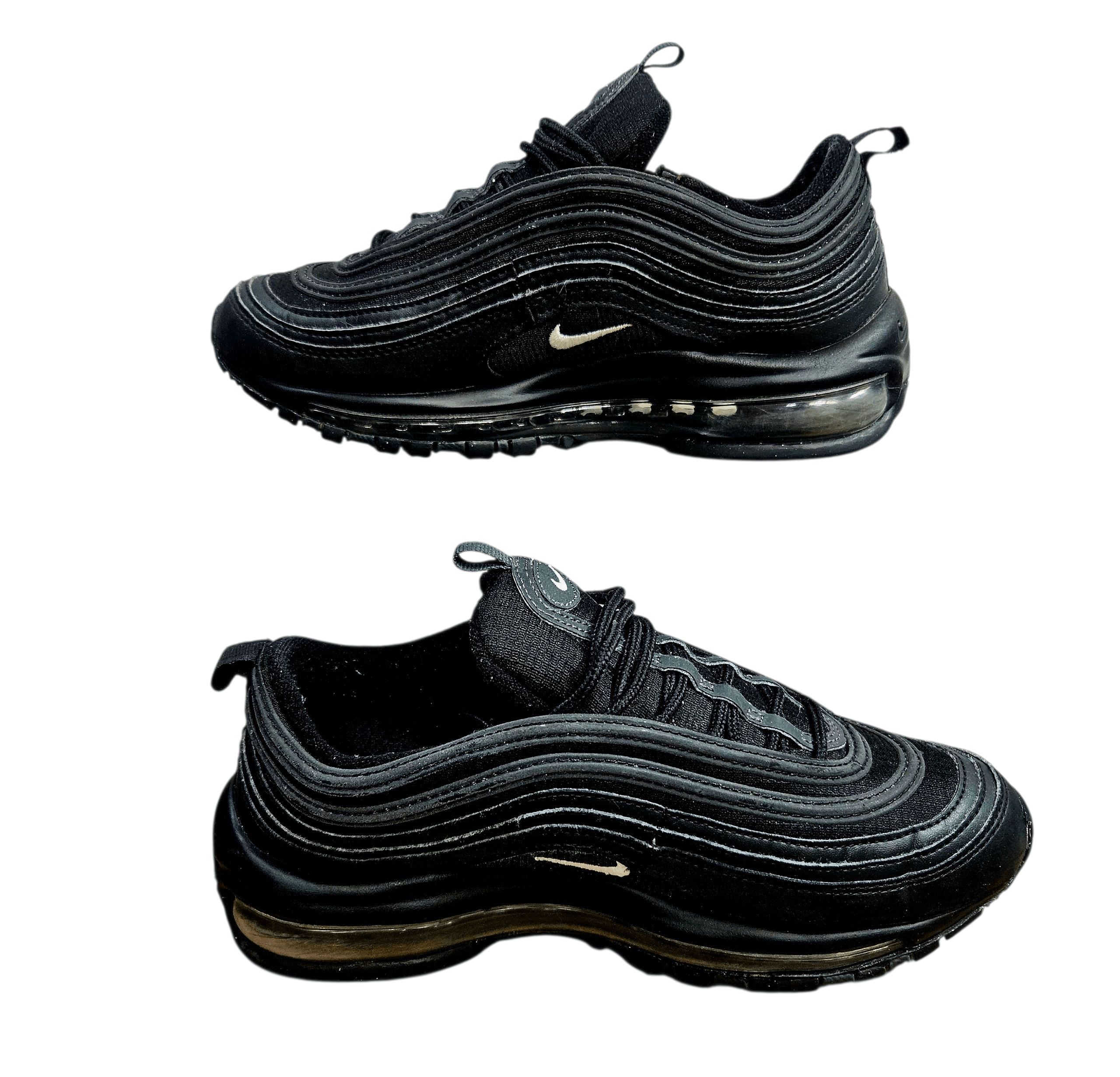 Nike 2021 Nike Air Max 97 GS "Black Antracite" Size US 6 / EU 39 - 7 Thumbnail