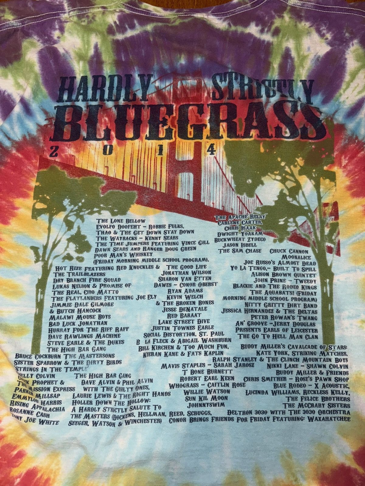 Vintage Hardly Strictly Bluegrass Tee Size US XXL / EU 58 / 5 - 4 Thumbnail