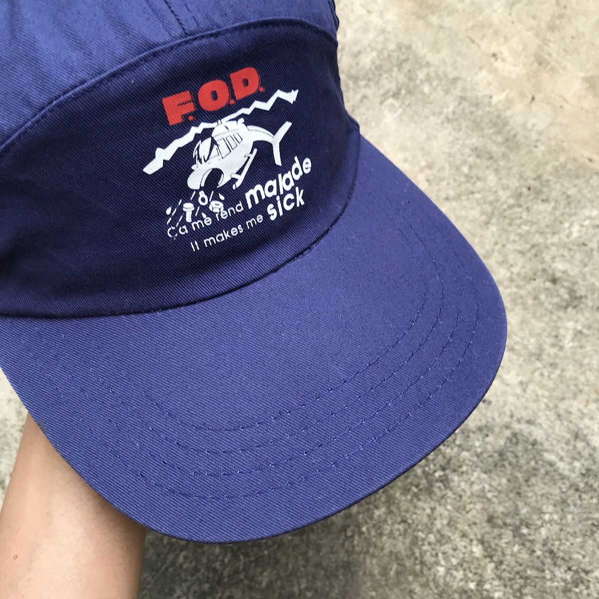 Vintage Rare Vintage F.O.D. Aviation Safety Cap - Made in Canada Size ONE SIZE - 4 Thumbnail