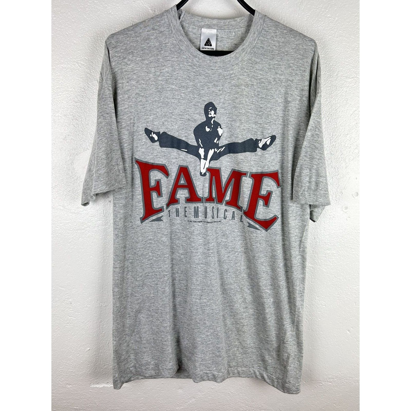 Vintage 90s Vintage Fame The Musical 1993 Single Stitch T-Shirt Size US L / EU 52-54 / 3 - 1 Thumbnail