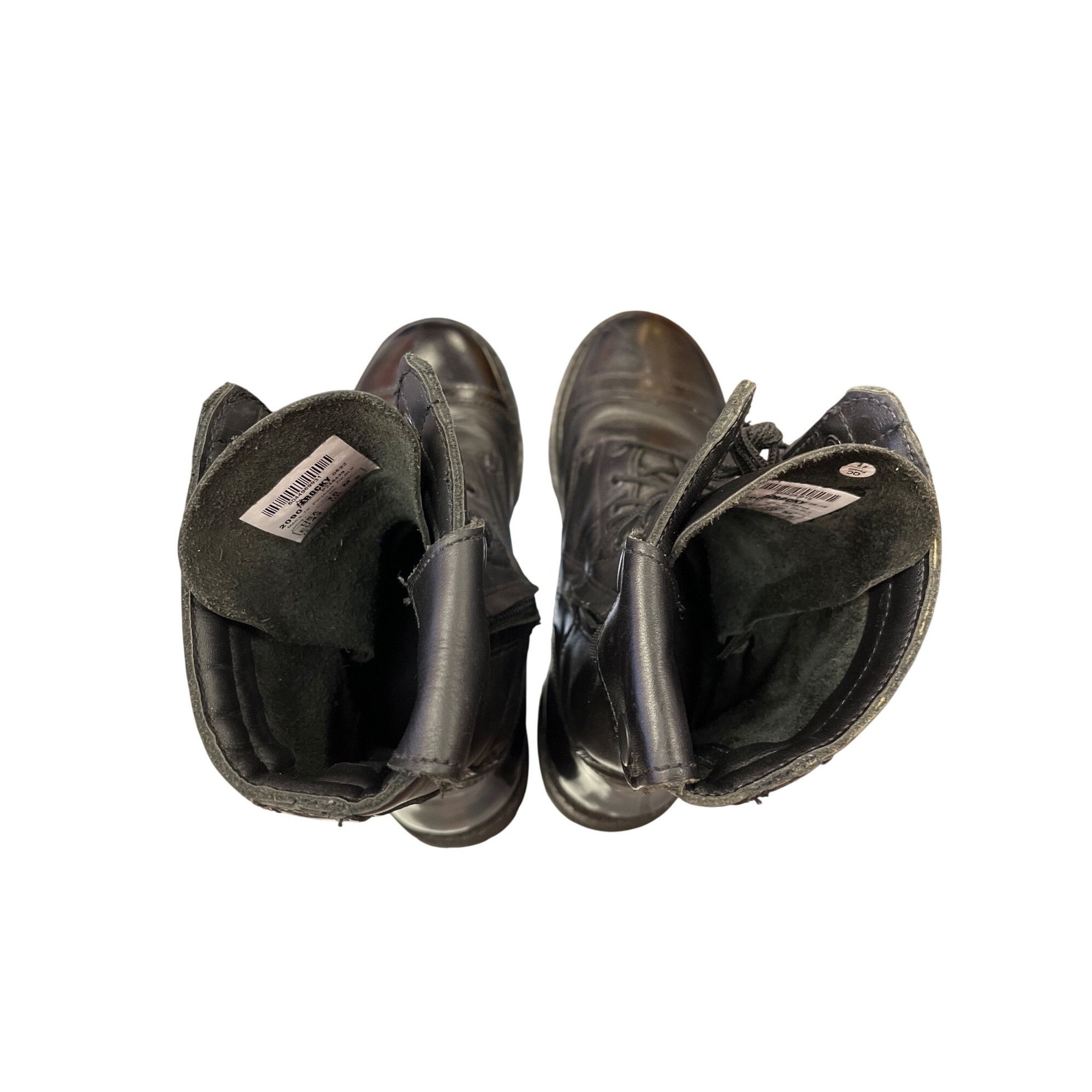 Other Rocky 2090 mens black leather mid calf moto riding para boo Size US 10 / EU 43 - 21 Thumbnail