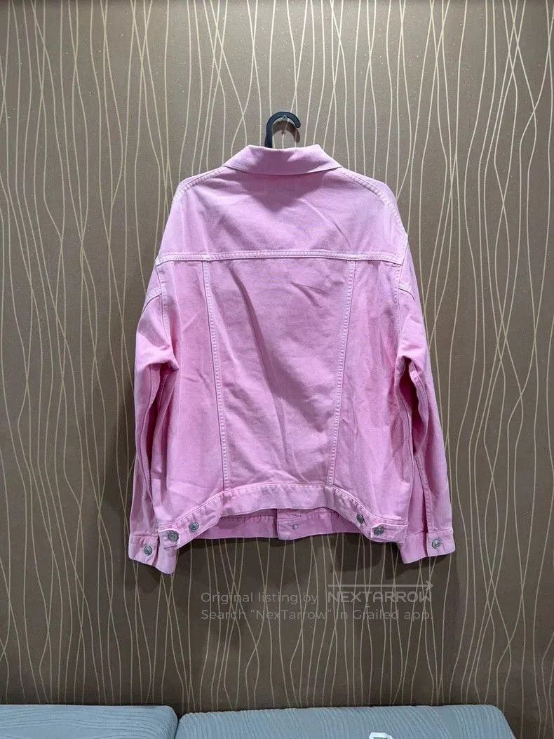 Balenciaga Balenciaga Pink Denim Jacket Size 32. Size US XS / EU 42 / 0 - 2 Thumbnail