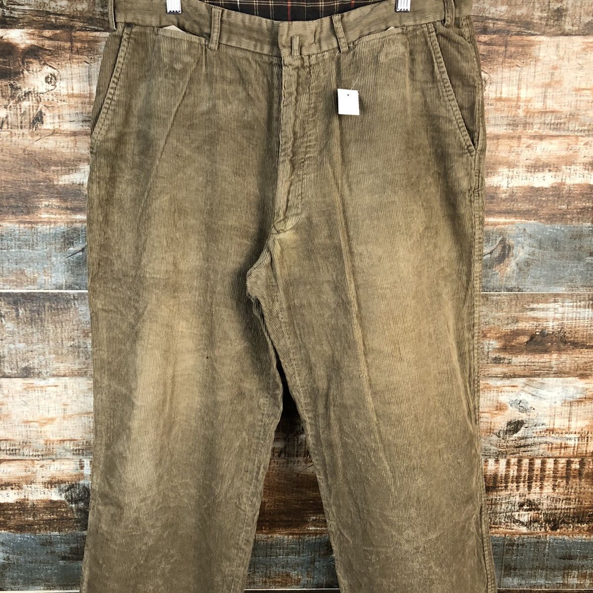 Japanese Brand Inspire Brown vintage Conduroy Pants #A1417 Size US 36 / EU 52 - 5 Thumbnail