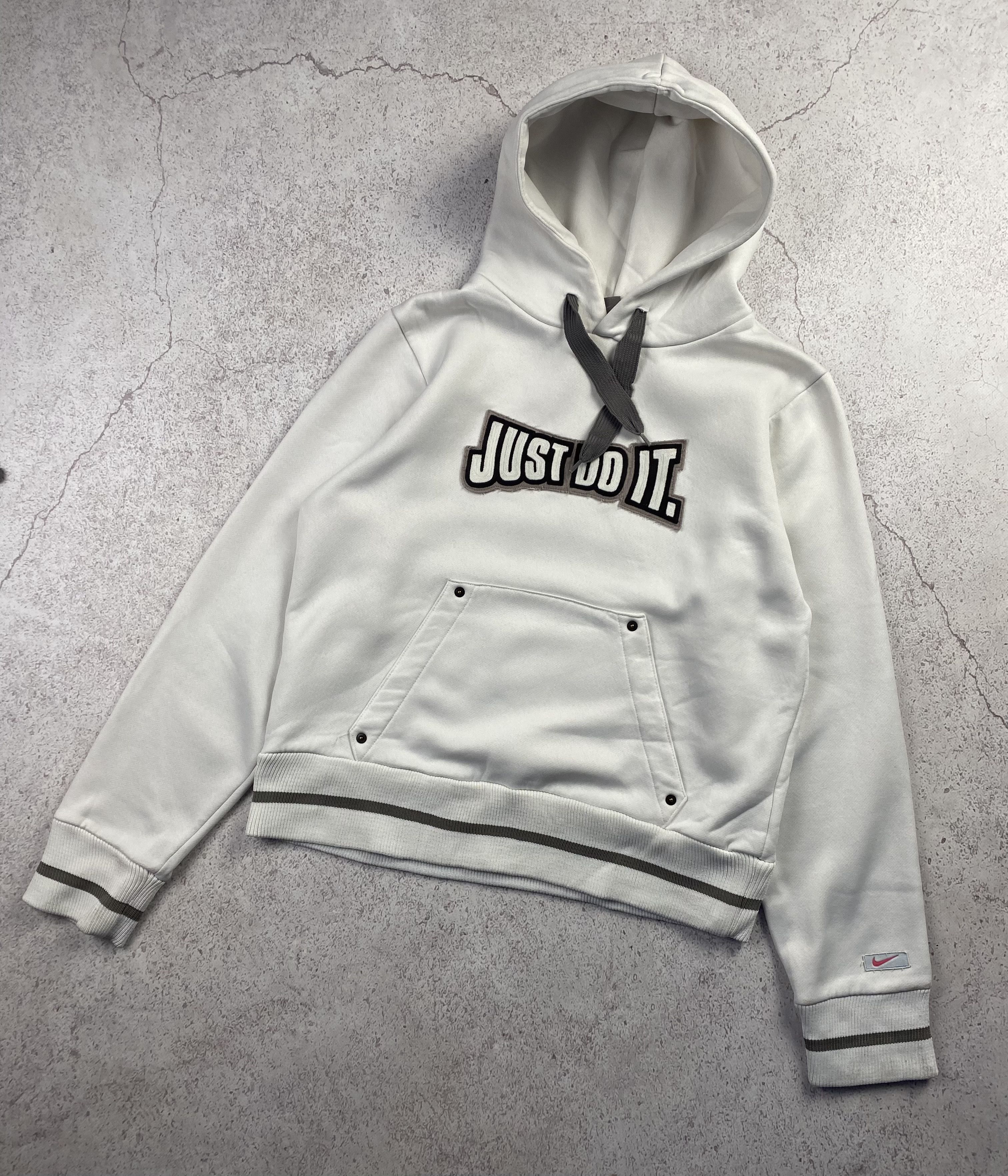 Nike × Vintage Nike Y2k Spellout Big Logo Hoodie Size L / US 10 / IT 46 - 1 Thumbnail