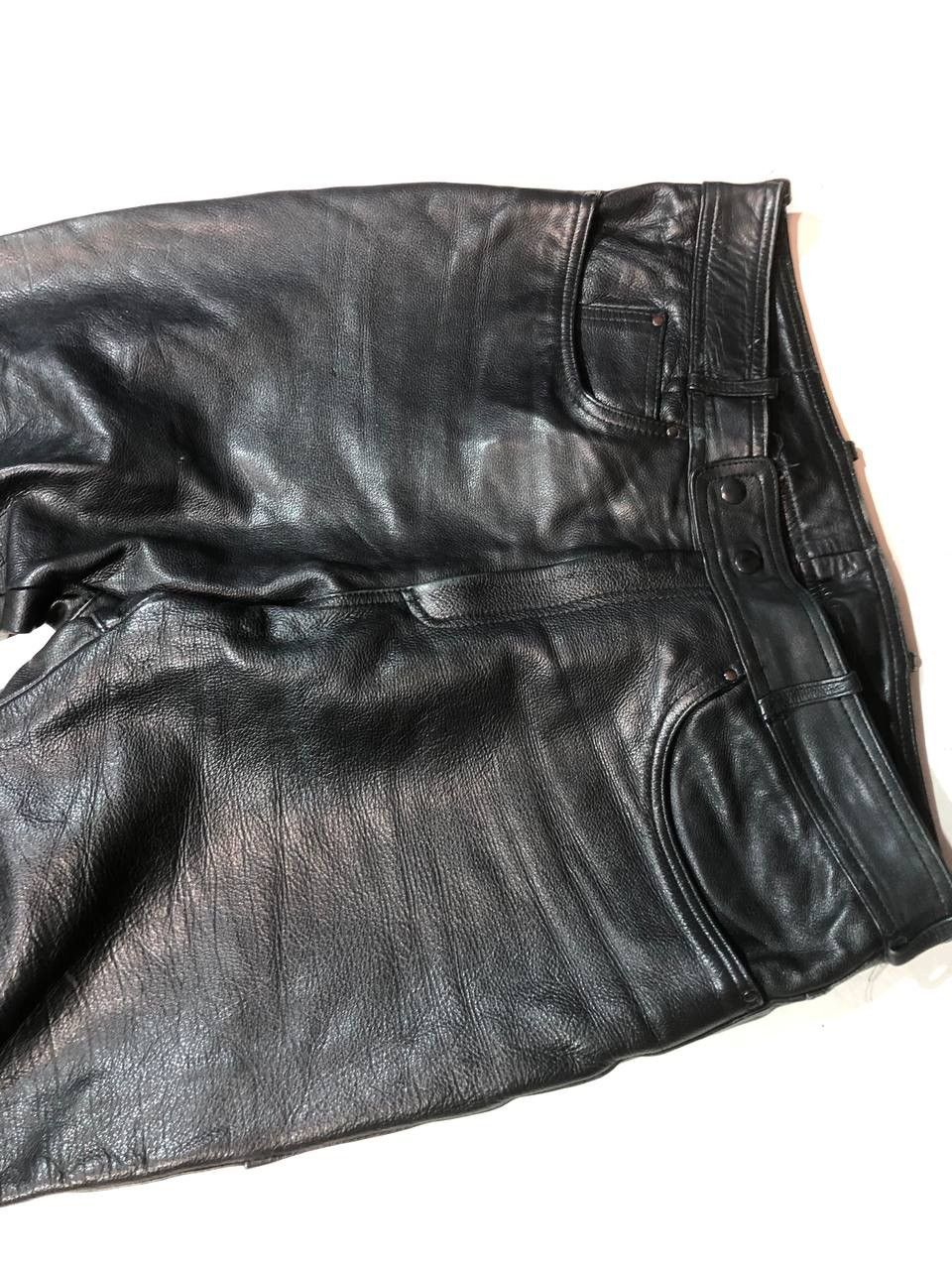 Vintage Leder Vintage Arizona Biker Moto Leather Pants Size US 36 / EU 52 - 5 Thumbnail