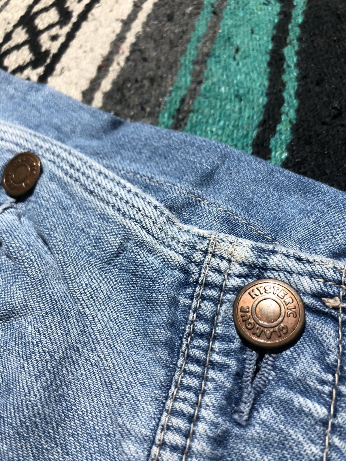 Hysteric Glamour Rare !! Hysteric Glamour Overalls Denim Size 28" / US 6 / IT 42 - 8 Thumbnail