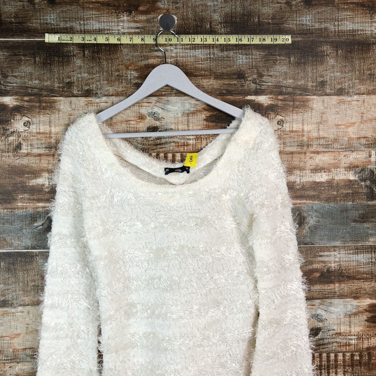 Homespun Knitwear × Japanese Brand DLL Ank Rouge White Knitwear #C053 Size S / US 4 / IT 40 - 2 Thumbnail