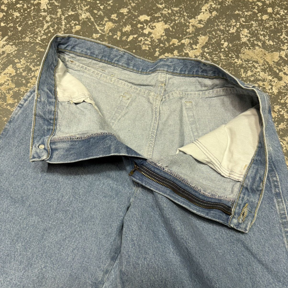 Other Vintage Wrangler Light Wash Y2K Baggy Shorts Jorts Size US 35 - 5 Thumbnail