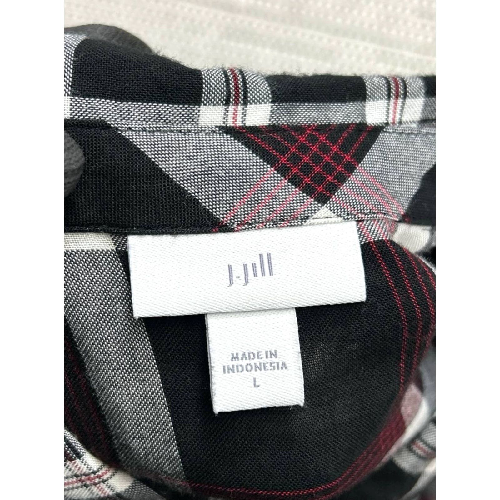 J. Jill J. Jill Shirt Dress Womens Large Multicolor Plaid Button Front Casual Party/Travel Size L / US 10 / IT 46 - 5 Thumbnail