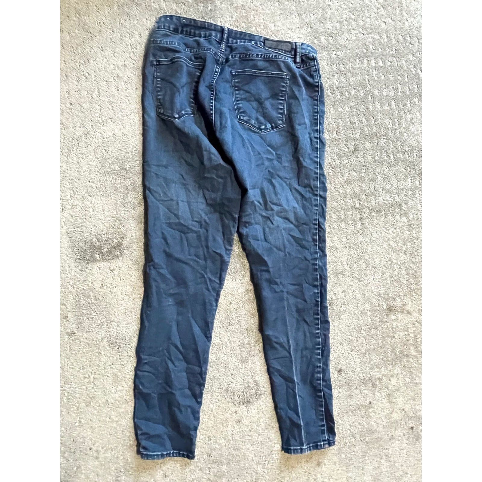 Calvin Klein Calvin Klein Womens High Rise Skinny Jeans Size 30 Blue Denim with Pockets Size 30" / US 8 / IT 44 - 3 Thumbnail