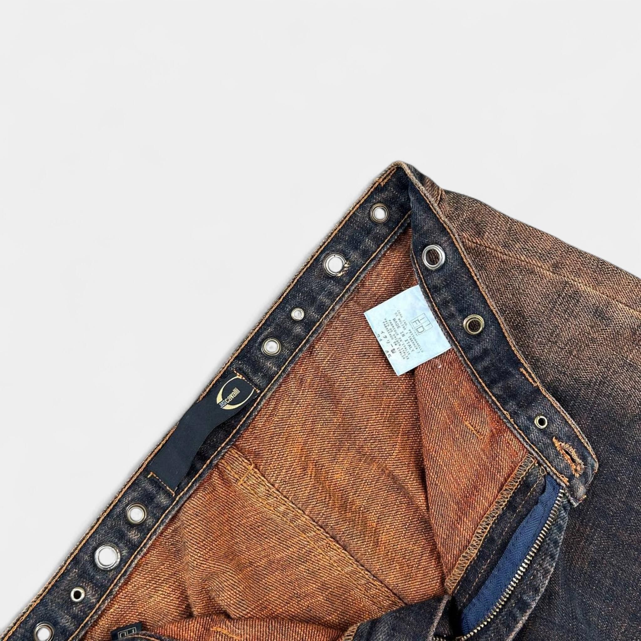 Just Cavalli Just Cavalli Gradient Butterfly Denim Size US 31 - 7 Thumbnail