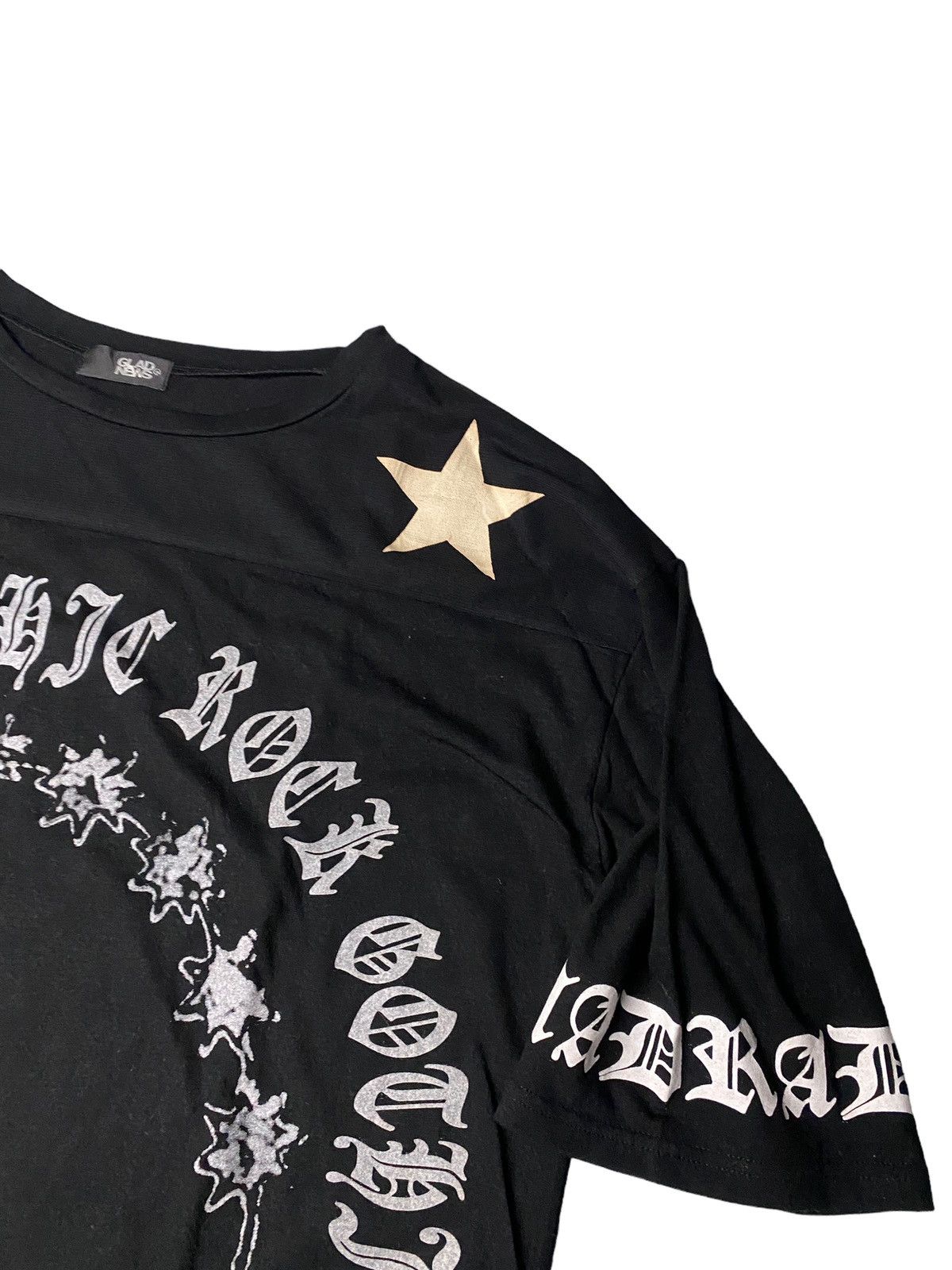 Hysteric Glamour 2000's Glad News Star Skull Cross Shirt Size US XL / EU 56 / 4 - 7 Thumbnail