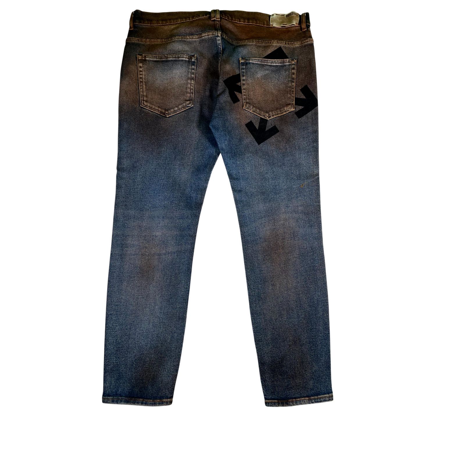 Off-White Off-White Arrow Rust Wash Jeans Size US 38 / EU 54 - 2 Thumbnail