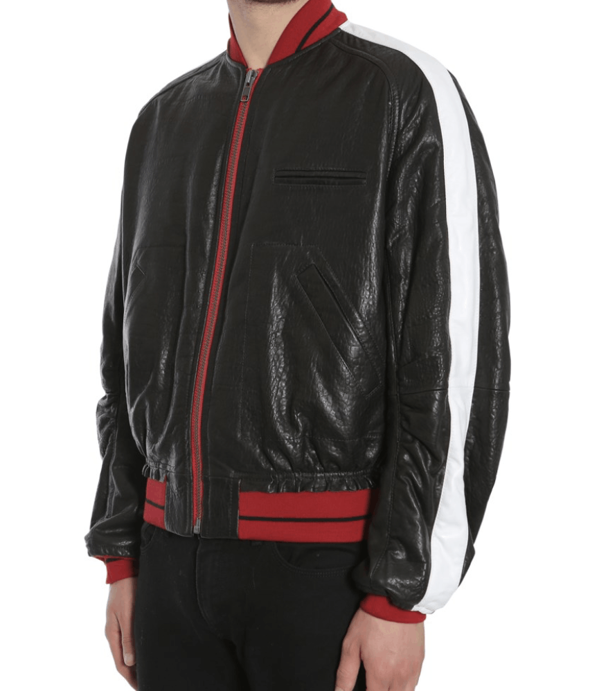 Haider Ackermann Haider Ackermann leather bomber w contrasting color band Size US S / EU 44-46 / 1 - 6 Thumbnail