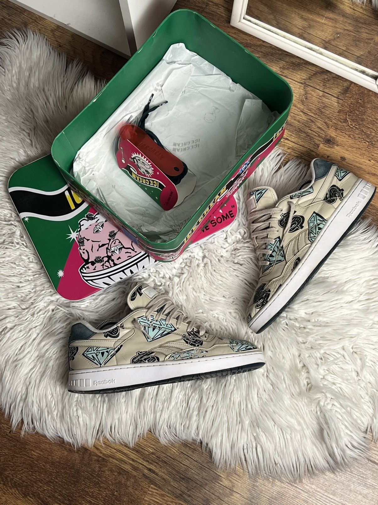 Icecream × Reebok Billionaire Boys Club Ice Cream Reebok Size US 10.5 / EU 43-44 - 2 Thumbnail