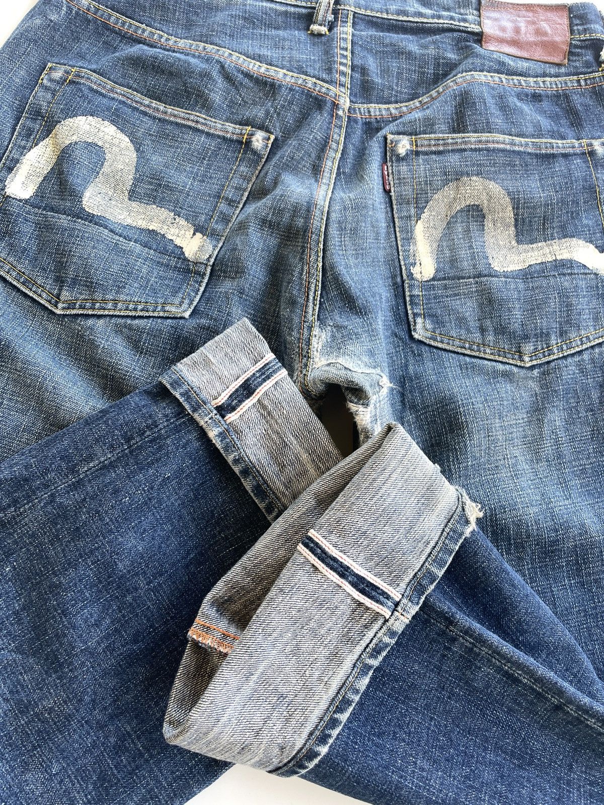 Evisu Evisu Daicock Distressed Selvedge Denim Size US 34 / EU 50 - 4 Thumbnail
