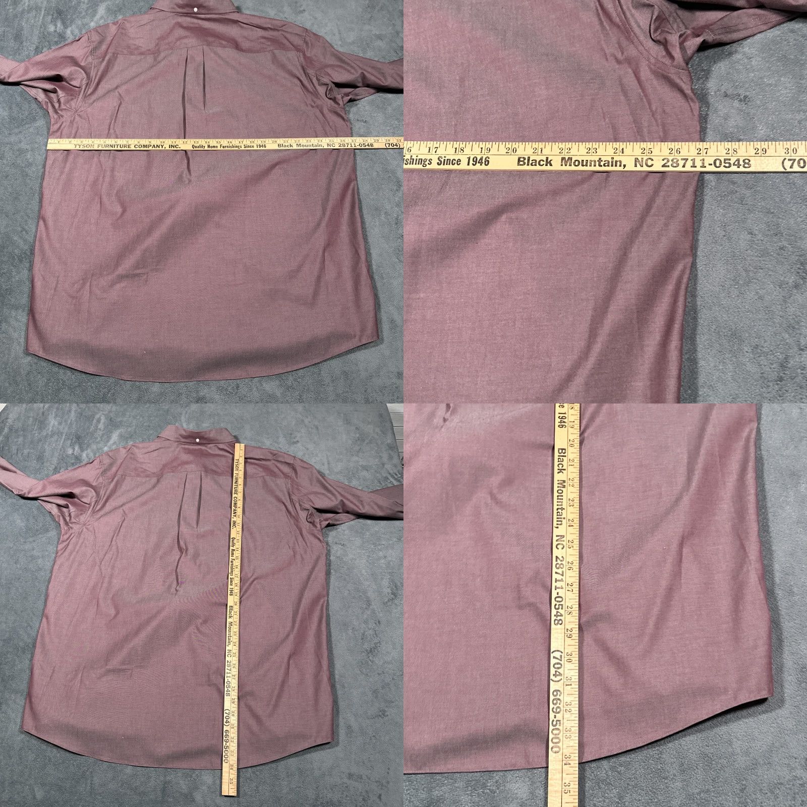 Vintage Duluth Shirt Mens XLT Burgund yWrinkle Resistant Relaxed Button-Down Collared Big & Tall Classic Outdoor Button-Up Size US XL / EU 56 / 4 - 8 Thumbnail