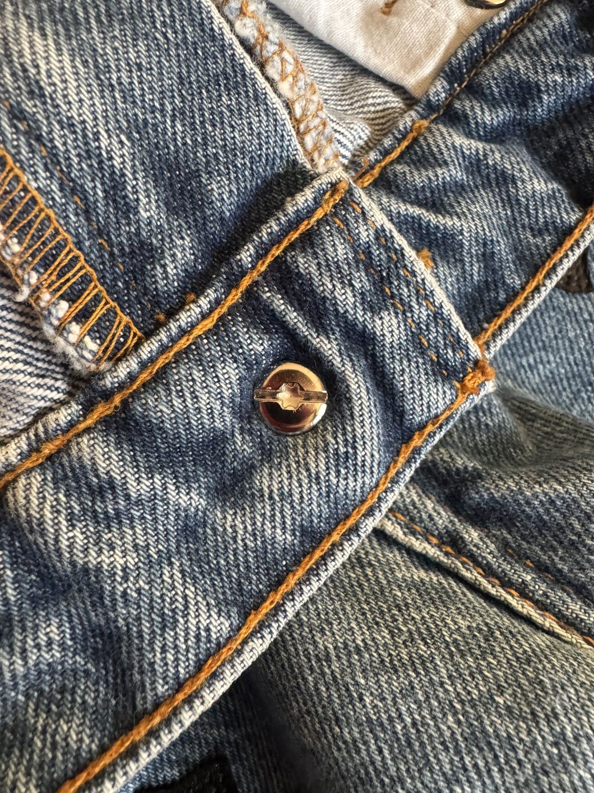 Chrome Hearts × Levi's Chrome Hearts Levi’s Cross Patch Jeans Size US 32 / EU 48 - 8 Thumbnail