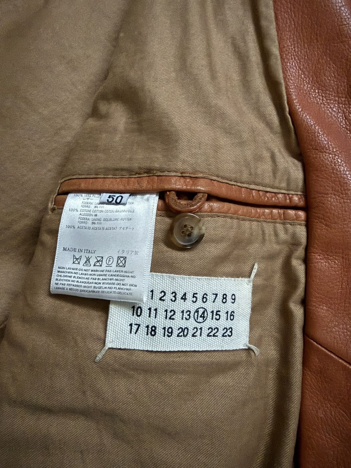 Maison Margiela 2006 5 Zip Leather Moto Jacket Size US M / EU 48-50 / 2 - 18 Thumbnail