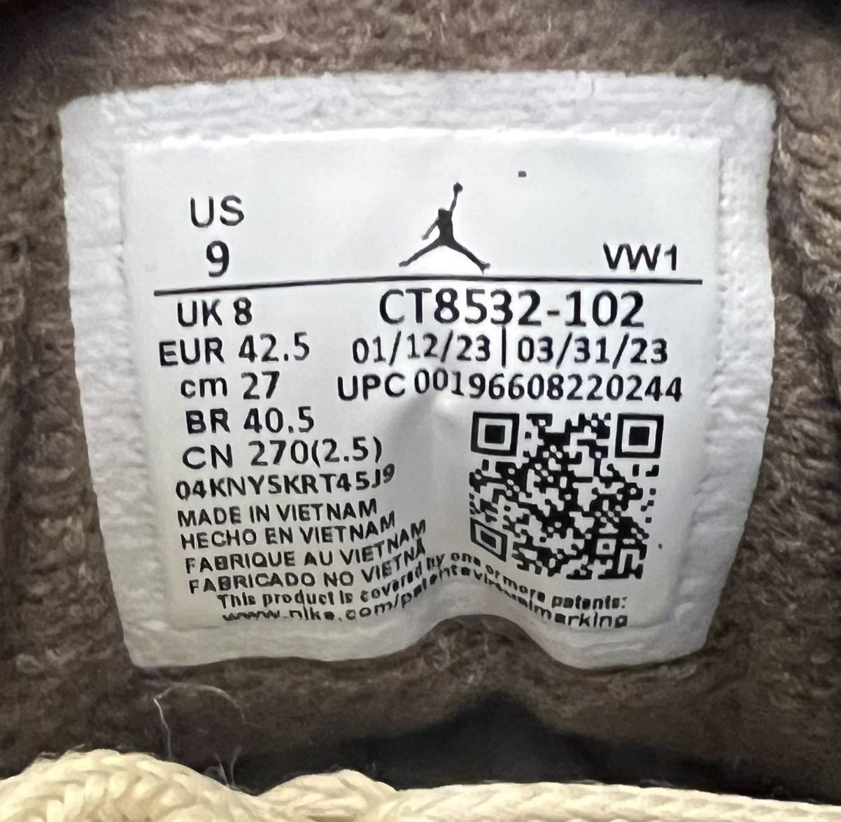 Jordan Brand Jordan 3 Retro Palomino Size US 9 / EU 42 - 7 Thumbnail