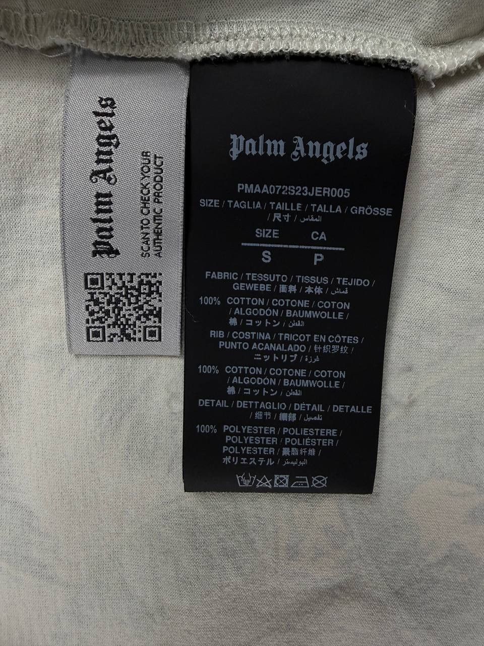 Palm Angels Palm Angels Men’s Palm and Skull White T-Shirt Size US S / EU 44-46 / 1 - 9 Thumbnail