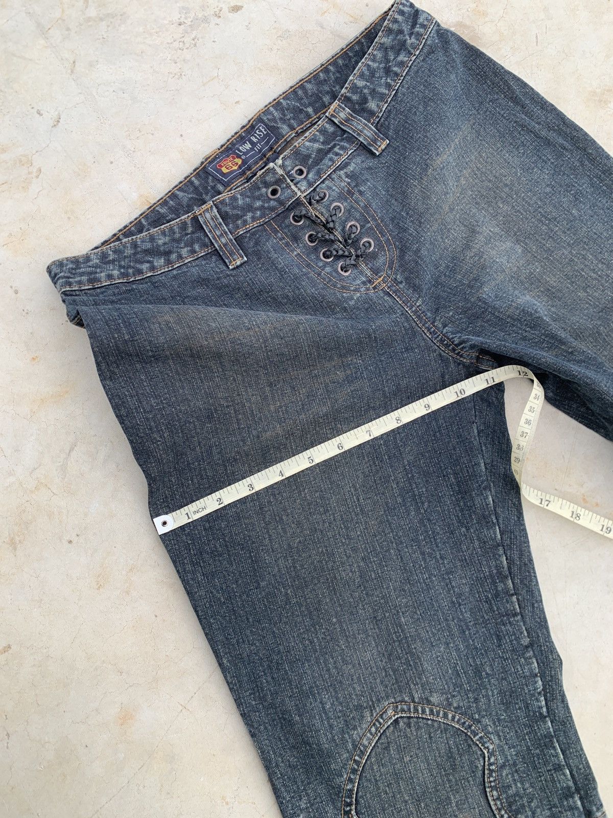 If Six Was Nine Y2K Route 66 Lace Up Low Rise - Tornado Mart Style Pants Size 30" / US 8 / IT 44 - 7 Thumbnail