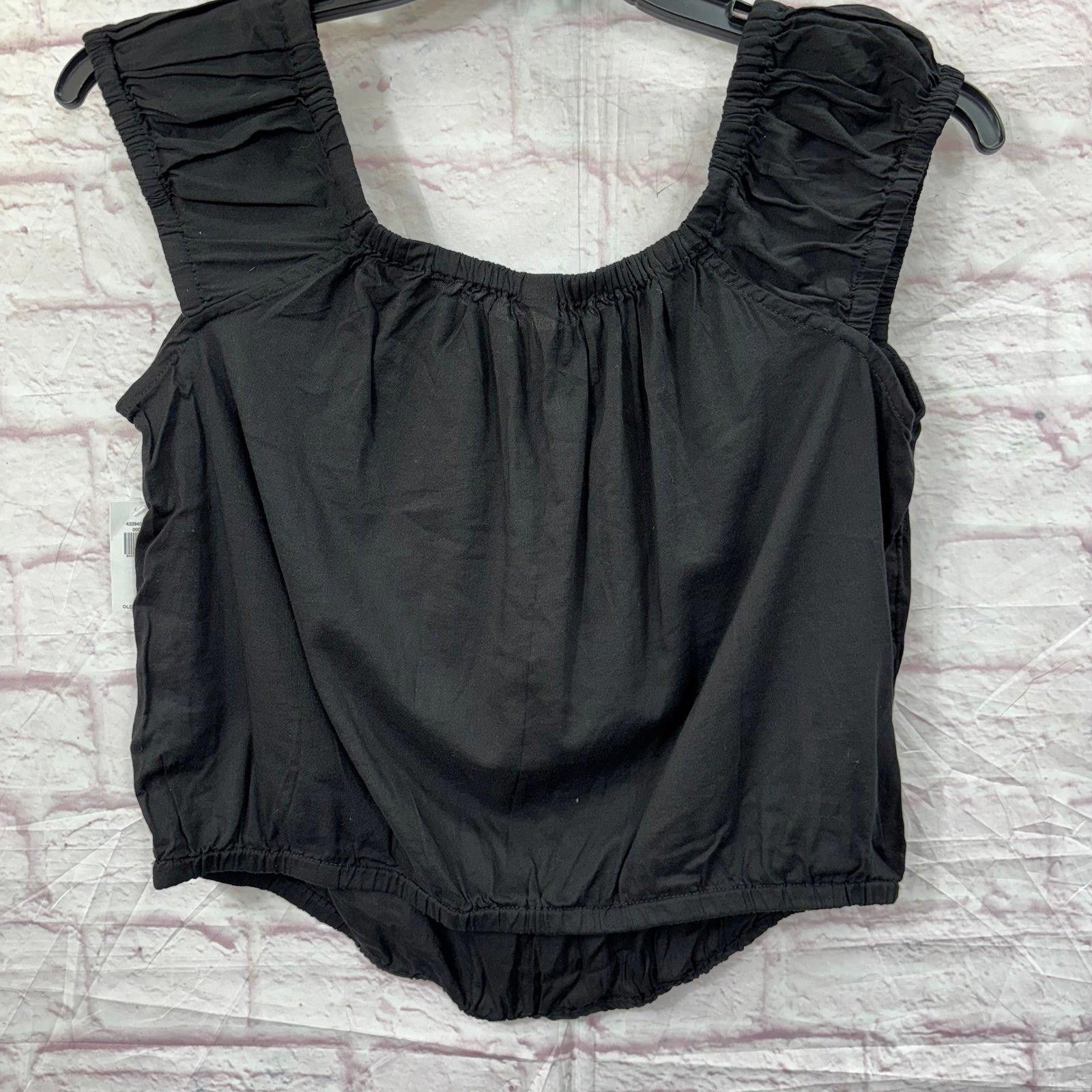 Old Navy Old Navy Women's Black Sleeveless Top NWT Size L / US 10 / IT 46 - 6 Thumbnail