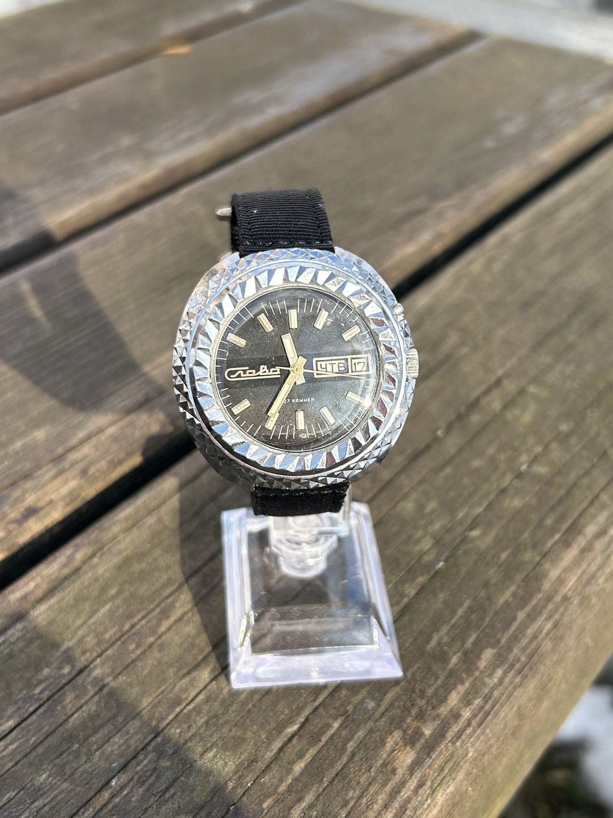 Vintage Vintage Watch Slava Automatic USSR Soviet Mechanical 1980s Size ONE SIZE - 9 Thumbnail