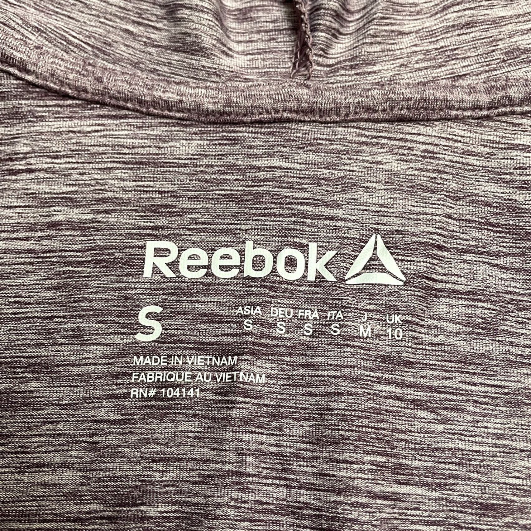 Reebok Reebok Hoodie Womens Small Purple Lightweight Cardigan Hooded Stretch Open Sweatshirt Active Size S / US 4 / IT 40 - 4 Thumbnail