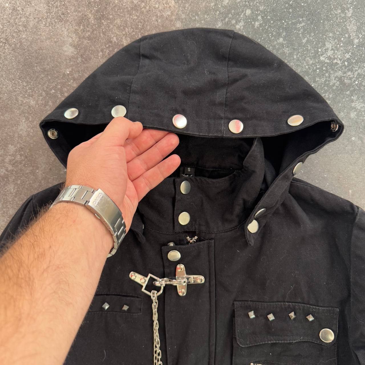 If Six Was Nine Gothicana Chain Details Gothic Punk Unisex Jacket Size US S / EU 44-46 / 1 - 5 Thumbnail