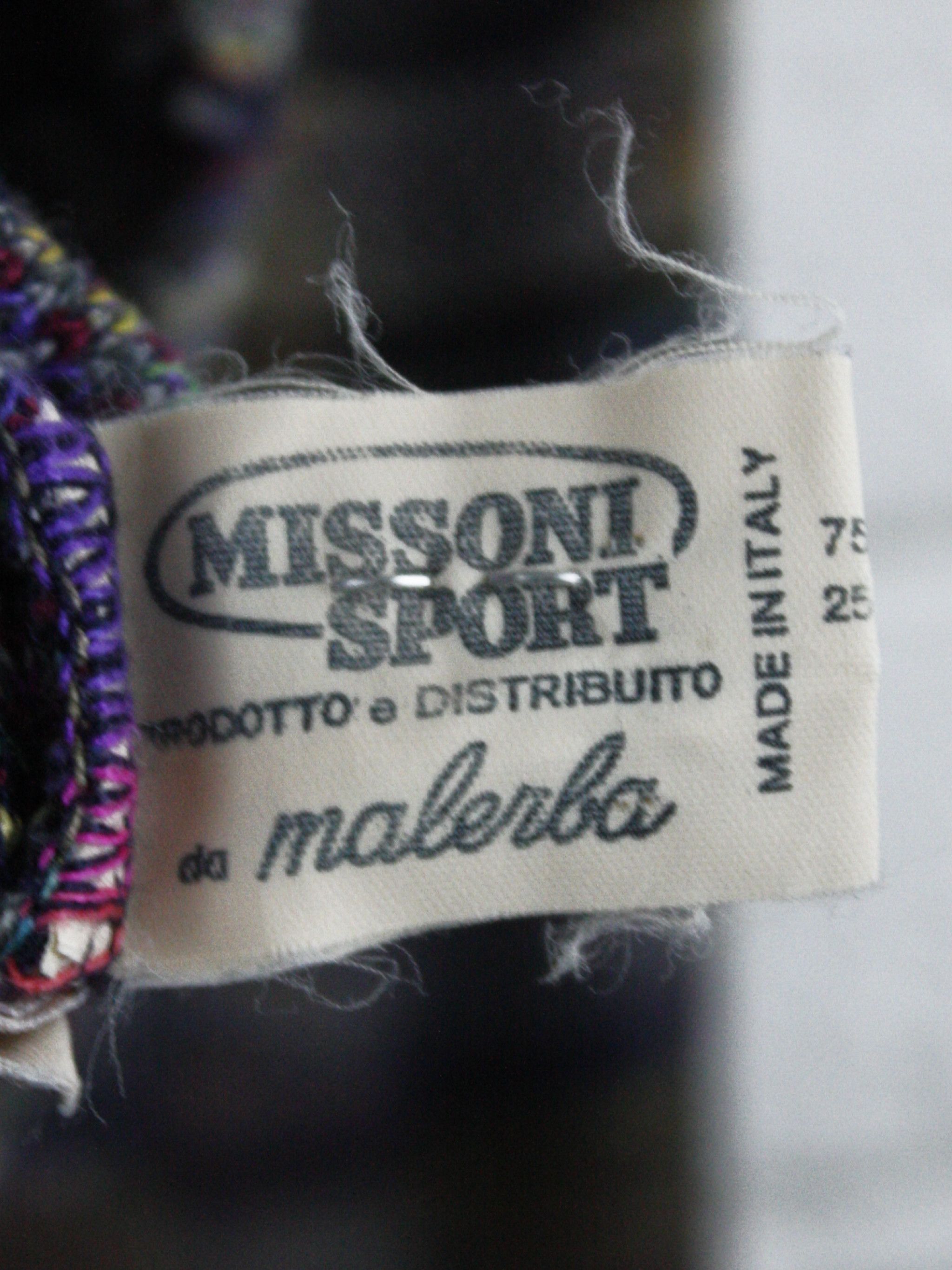 Missoni Missoni Sport Vintage Sweater Wool 90s Size US L / EU 52-54 / 3 - 5 Thumbnail